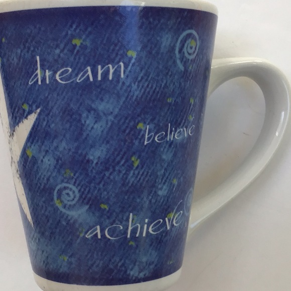 Mary Kay Dream Believe Achieve Blue Star Coffee Latte Tea Mug - Picture 10 of 10